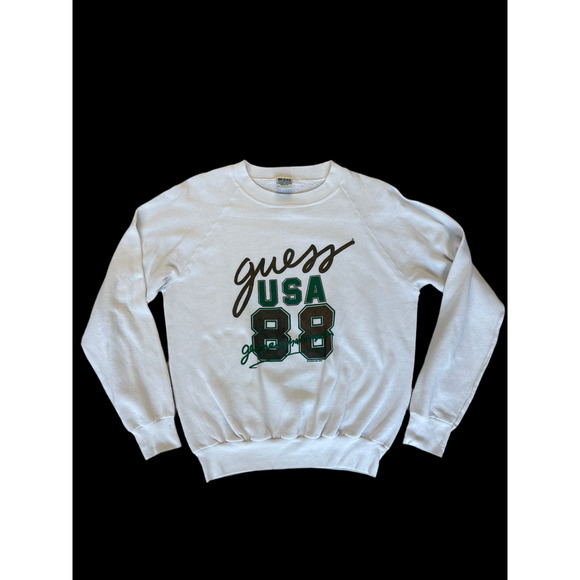 Vintage 1988 Guess USA Sweatshirt by Georges Marciano – Made in USA (Size M) - Picture 1 of 5